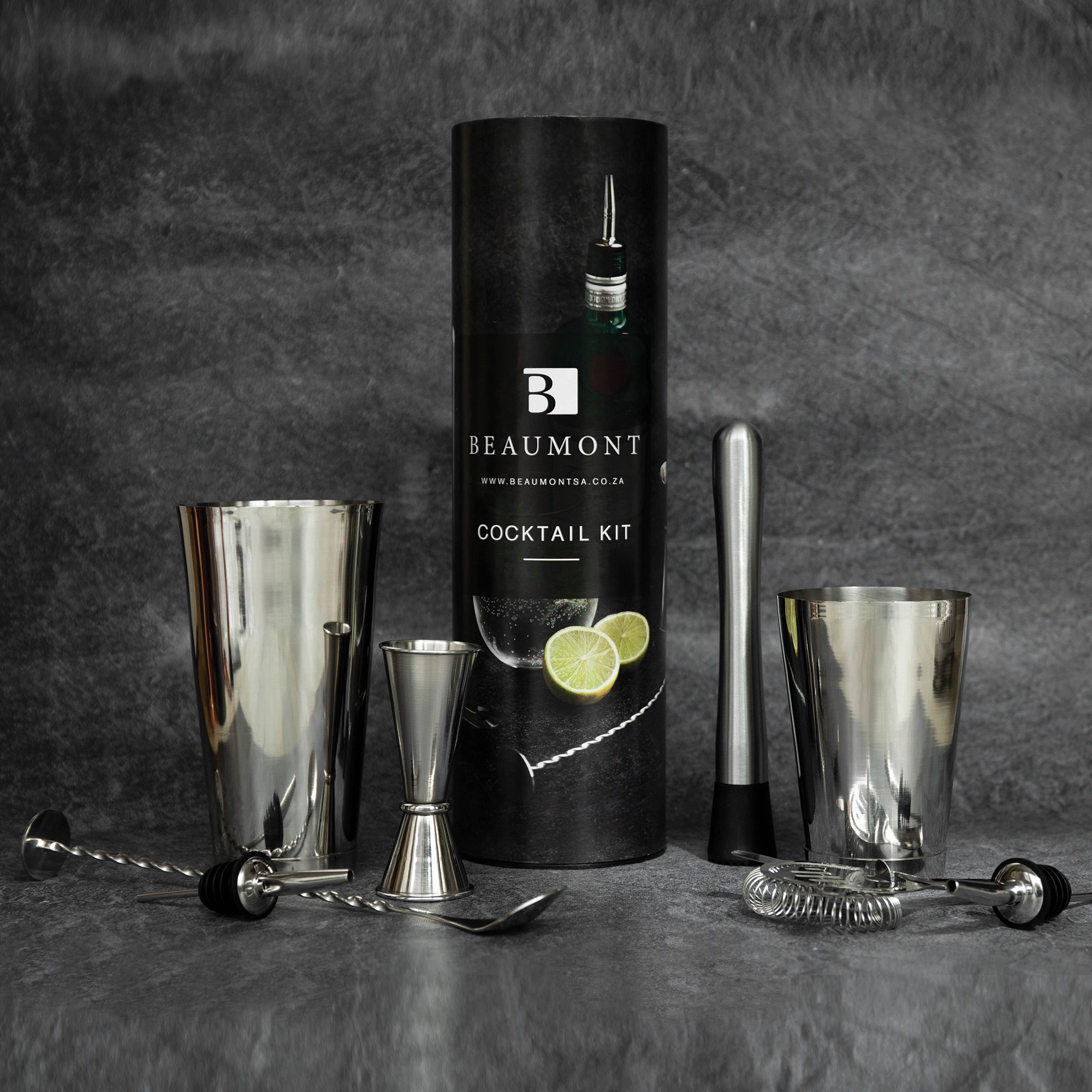 St Steel Cocktail Kit 8 Pieces